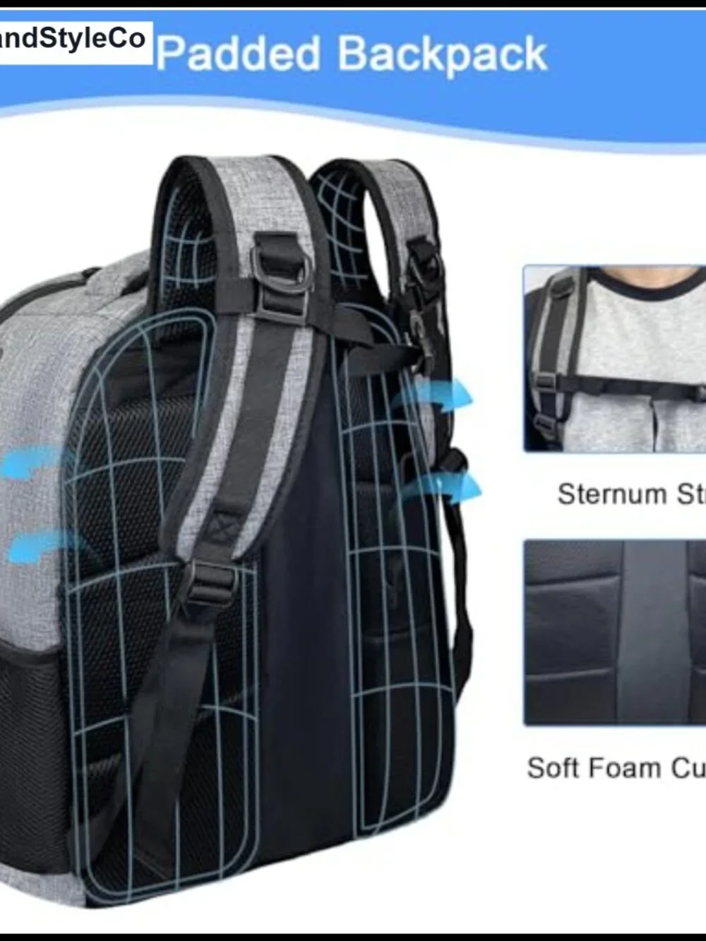 2 Ball Bowling Backpack with Shoes Compartment, Padded Ball Holder & Adjustable